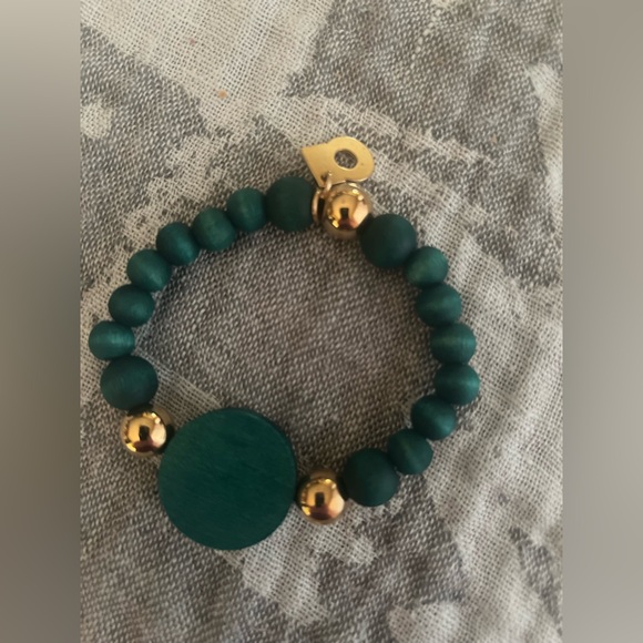 Aarikka Ilta Bracelet Dark Emerald Green Gold - Picture 8 of 12